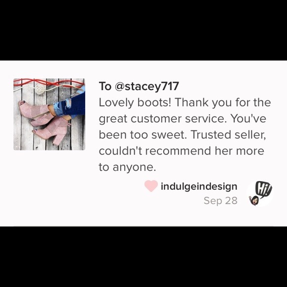 🎉LAST PAIR 5.5🎉Gorgeous Blush Peep Toe Booties. - Picture 7 of 8