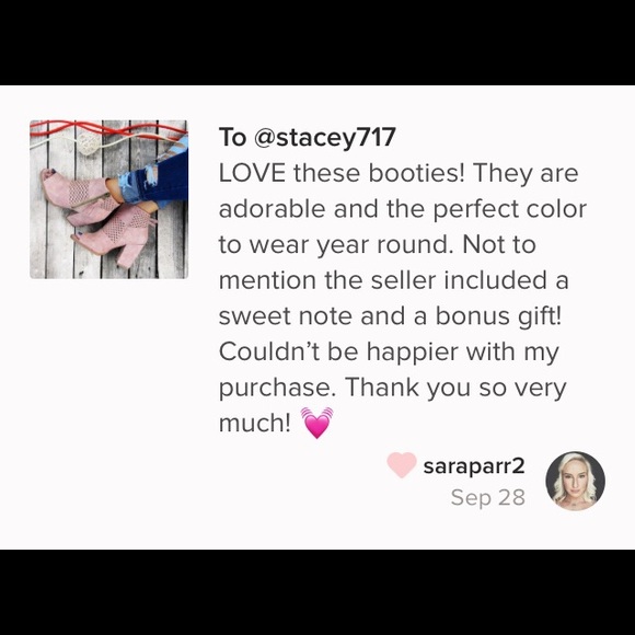 🎉LAST PAIR 5.5🎉Gorgeous Blush Peep Toe Booties. - Picture 5 of 8