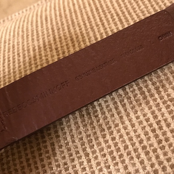Rebecca Minkoff Double Buckle Leather Belt, Large main image 6