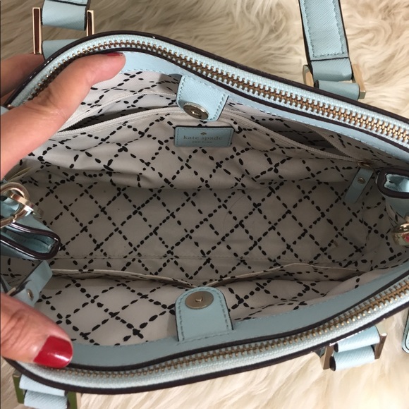 🌸OFFERS?🌸Kate Spade Baby Blue Satchel w/ Wallet - Picture 2 of 8