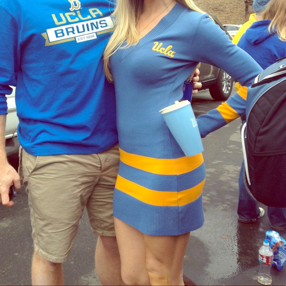 UCLA sweater dress