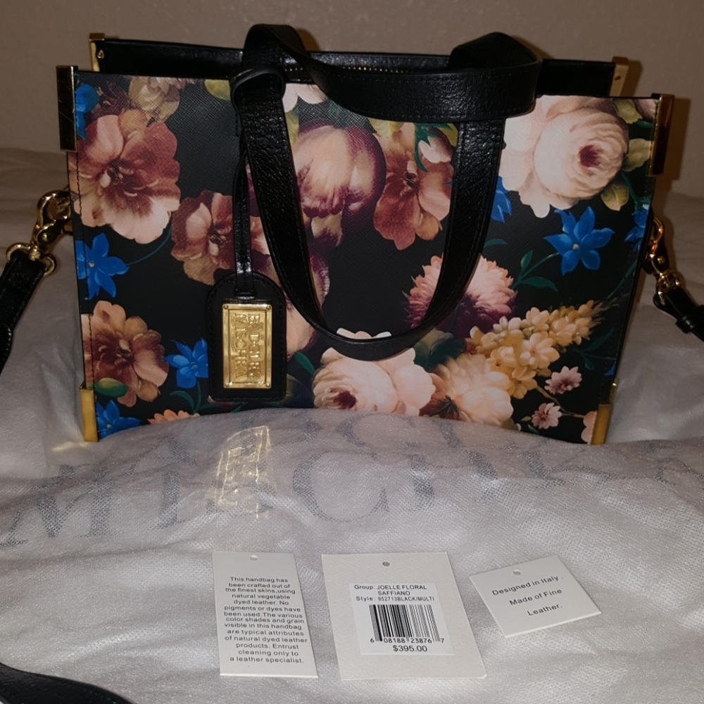 🌼🌹Badgley Mischka Joelle Saffiano satchel🌼🌻