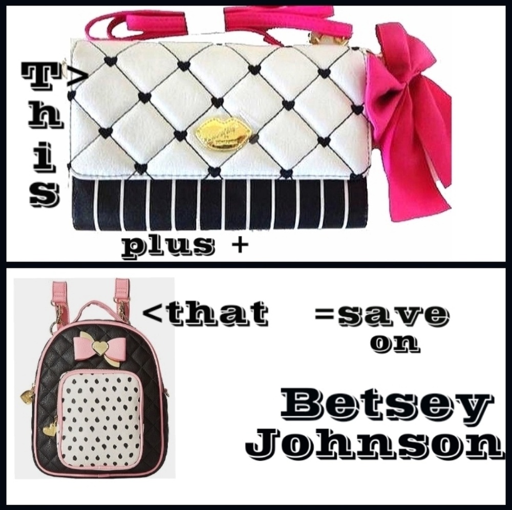 Betsey Johnson Quilted Pair