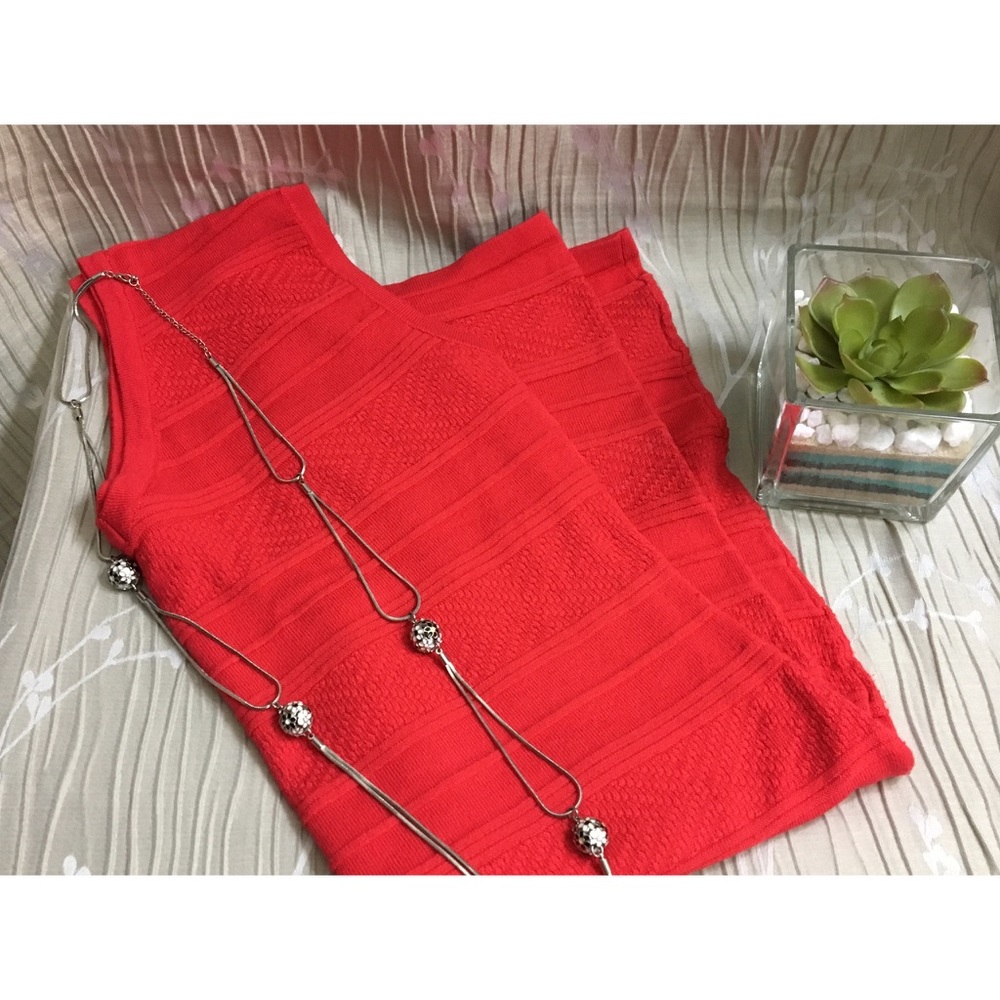 Red Orange Dress