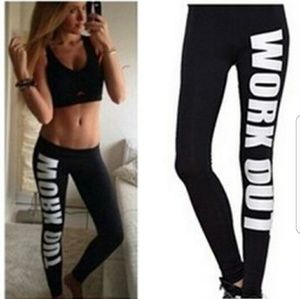Black Cropped Leggings