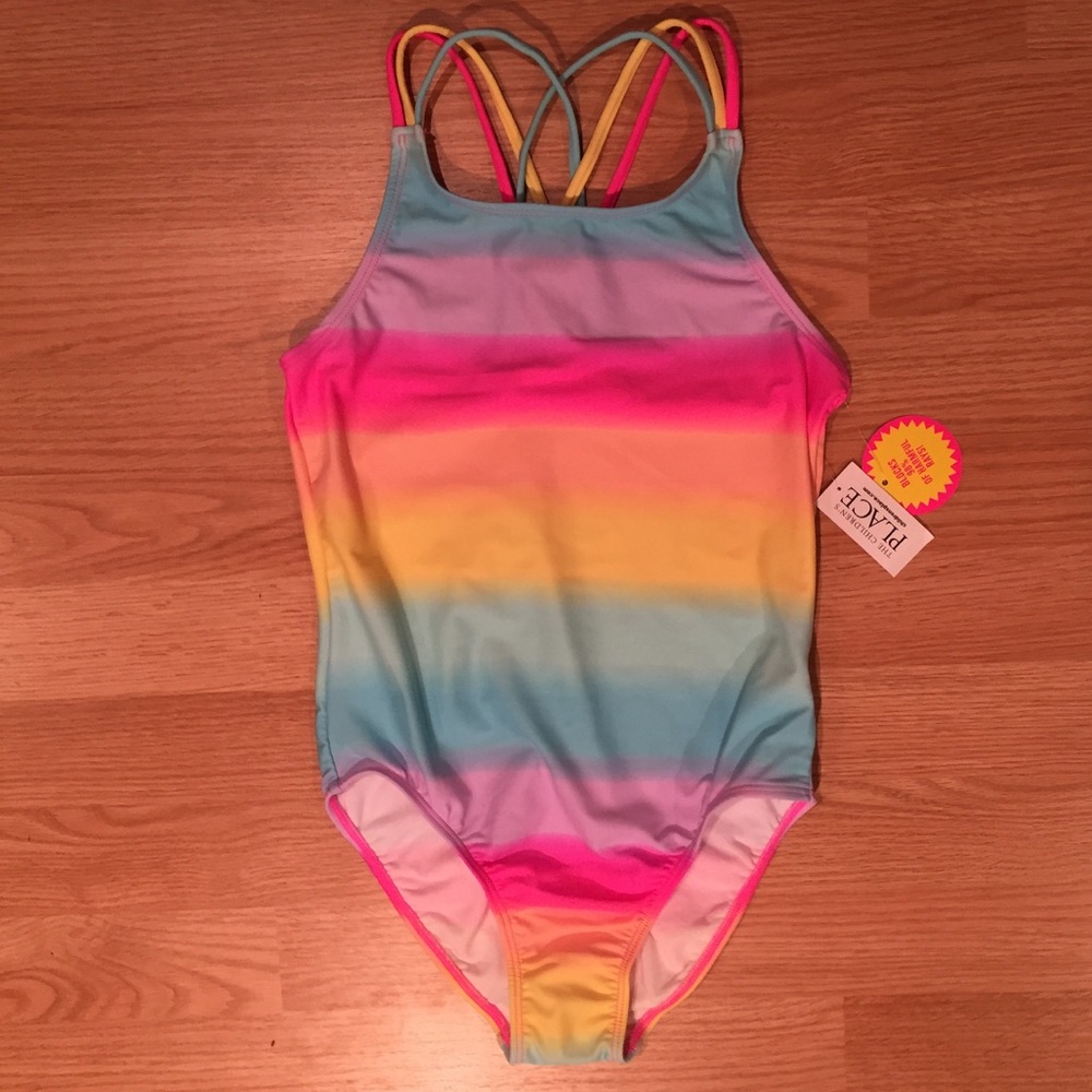 Children's Place Girls One Piece Swimsuit