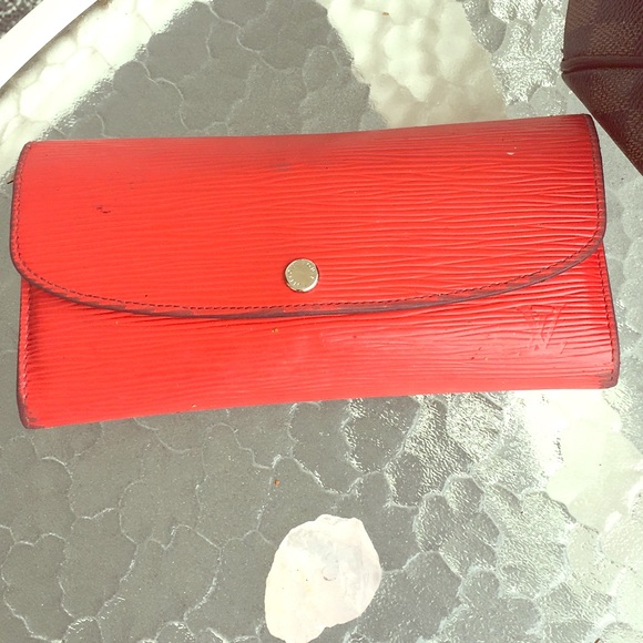Louis Vuitton Handbags - Red Louis Vuitton Wallet Brings $$$$