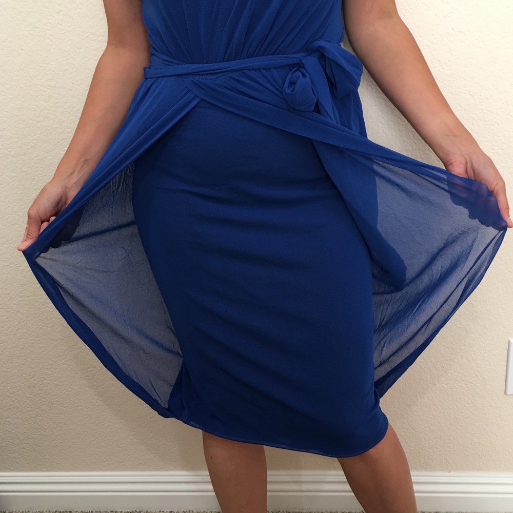 Fuzzi Blue Tulle dress NWT - Picture 5 of 7