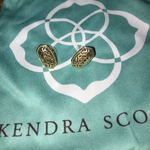 Kendra Scott Ellie gold/rose gold stud earrings