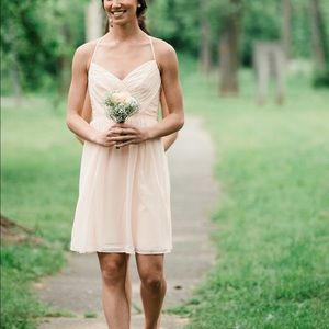 Davids Bridal Petal Cross-back Dress