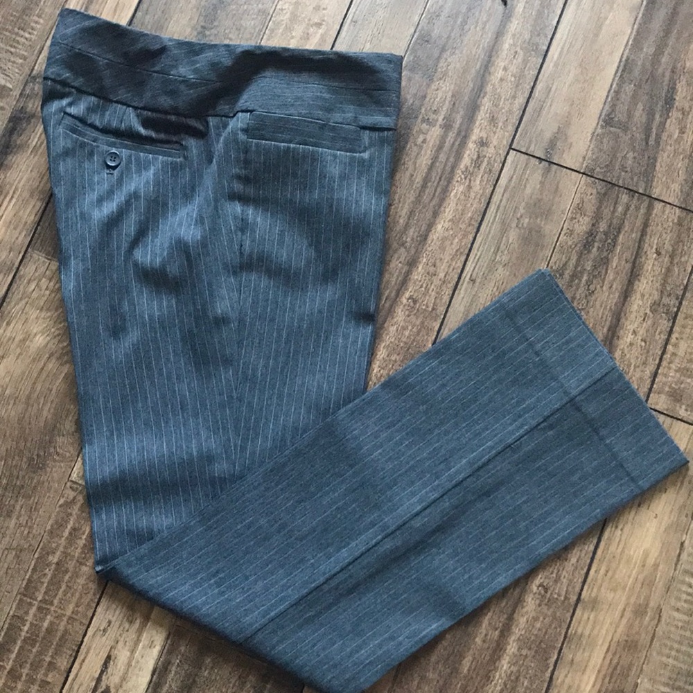 The Limited Gray Pinstripe Dress Pants