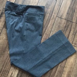 The Limited Gray Pinstripe Dress Pants