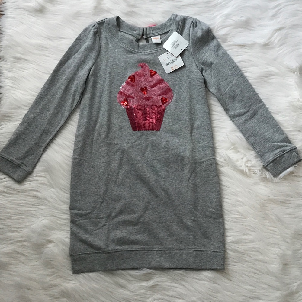Gymboree Cupcake Sweatshirt Dress