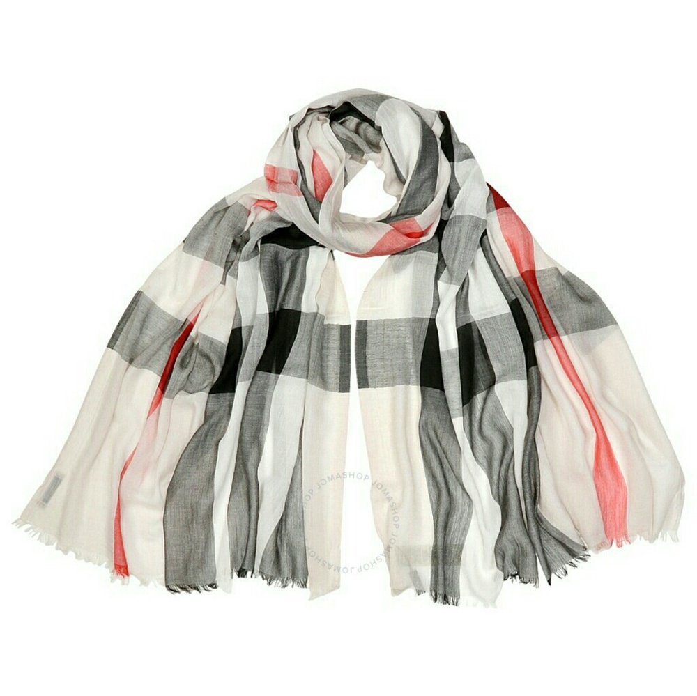 Authentic Burberry Mega Wool/Silk  Scarf