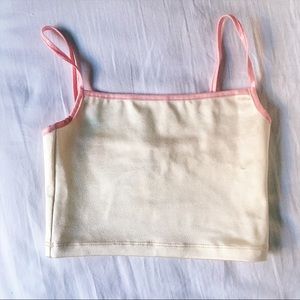 Babydoll fitted crop top