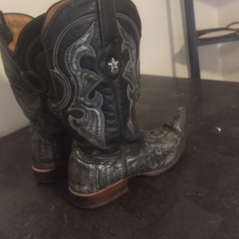 Ostrich cowboy boots