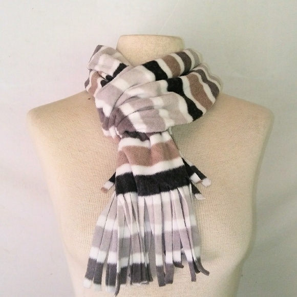 🤎 Striped Winter Scarf #hundredsofscarves - Picture 2 of 2