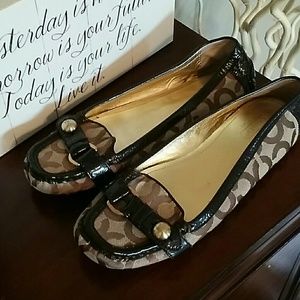 Authentic Coach Brown Flat 9