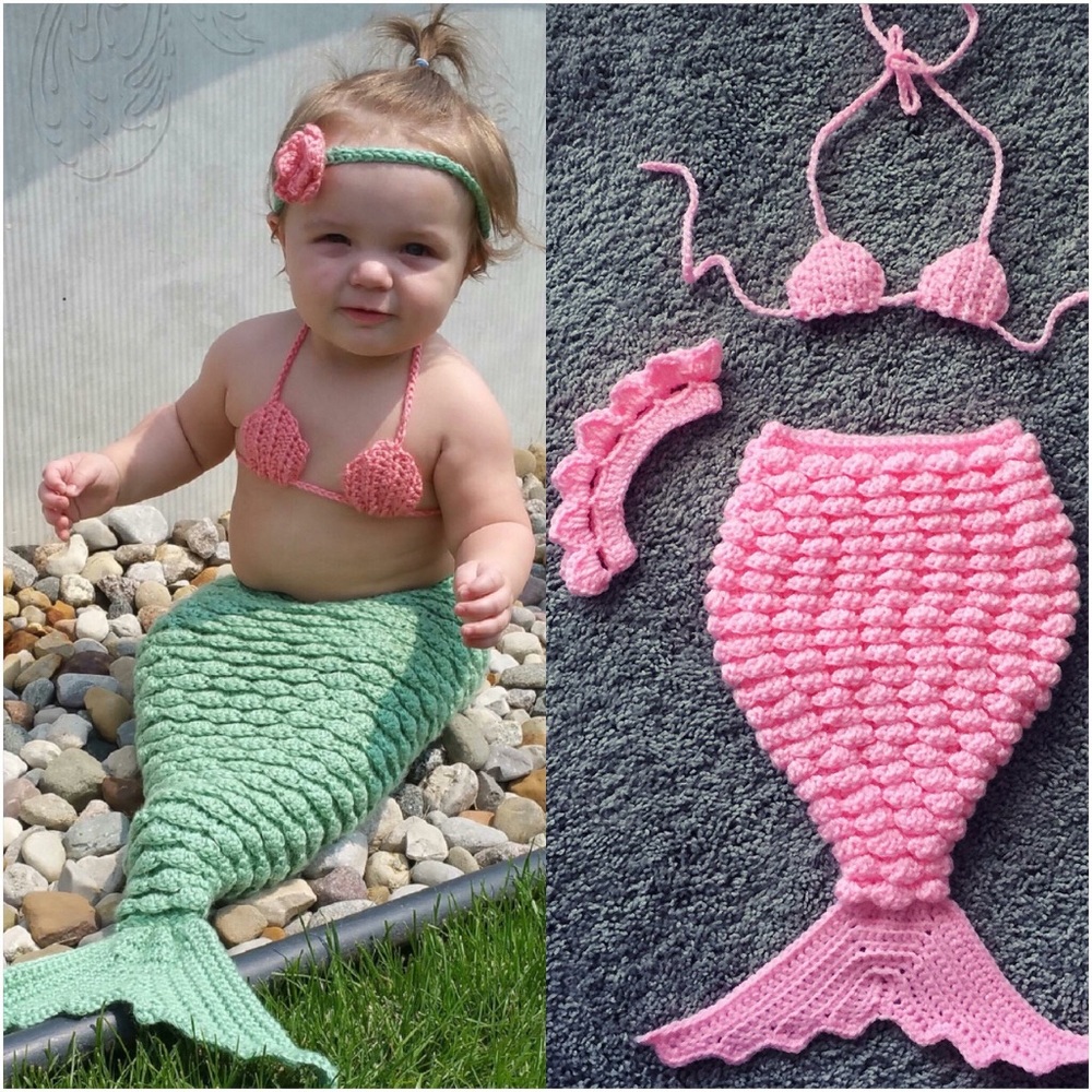 Crochet Mermaid Outfit