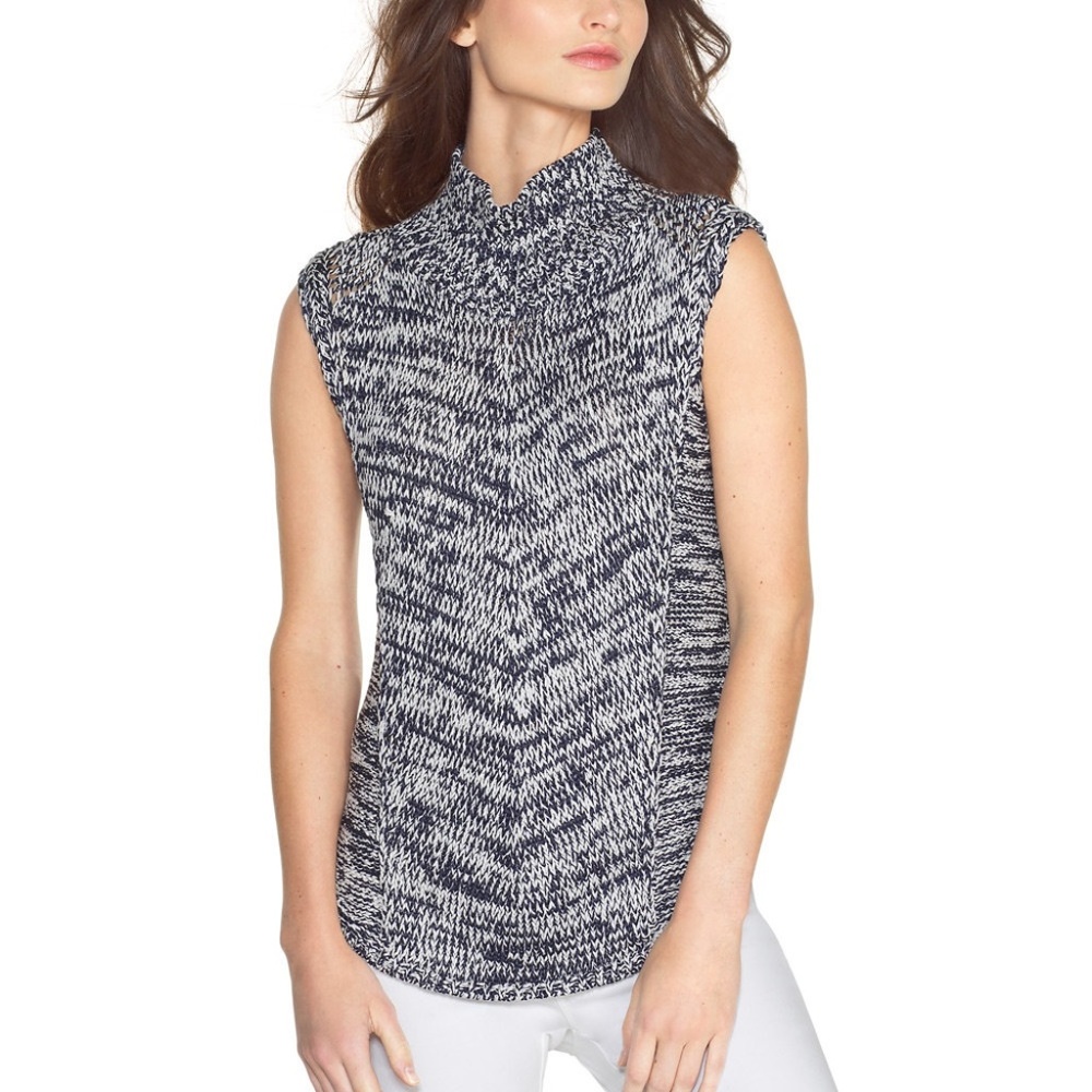 WHBM Sleeveless Marled Sweater, Sz XS