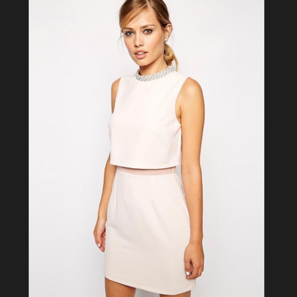 ASOS Embellished Collar Dress