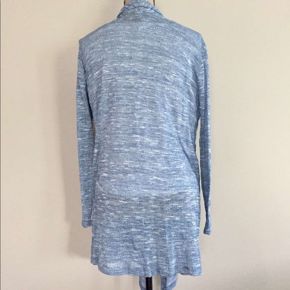 Last 2! Blue knit open cardigan - Picture 5 of 8