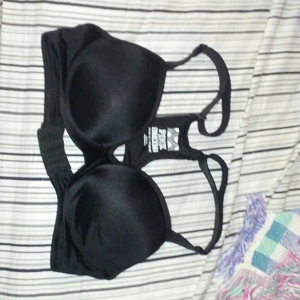 PINK push up sports bra