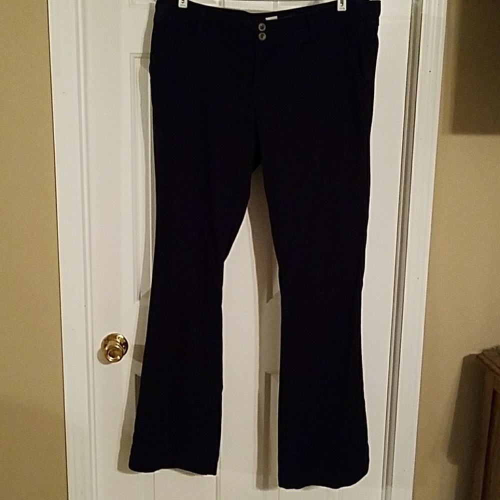 Arizona navy boot cut pants