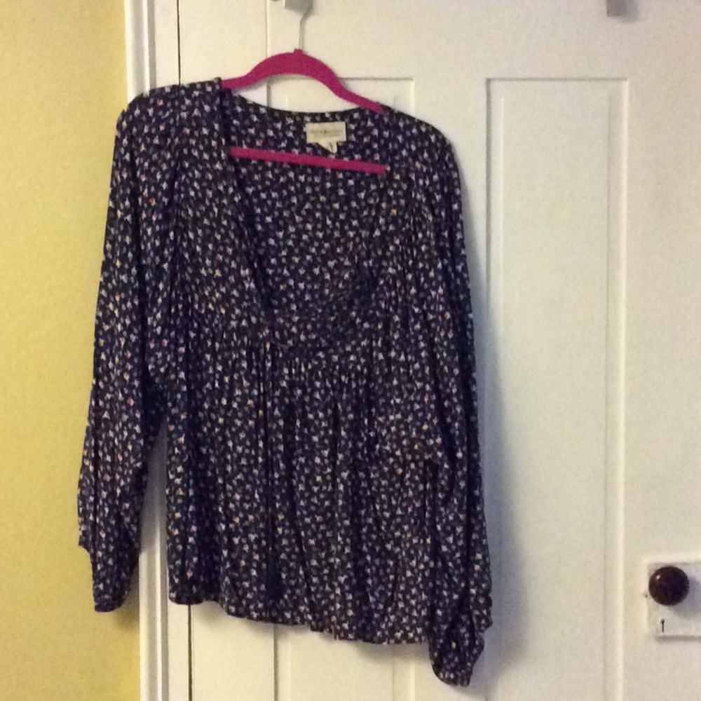 Denim and supply boho style top