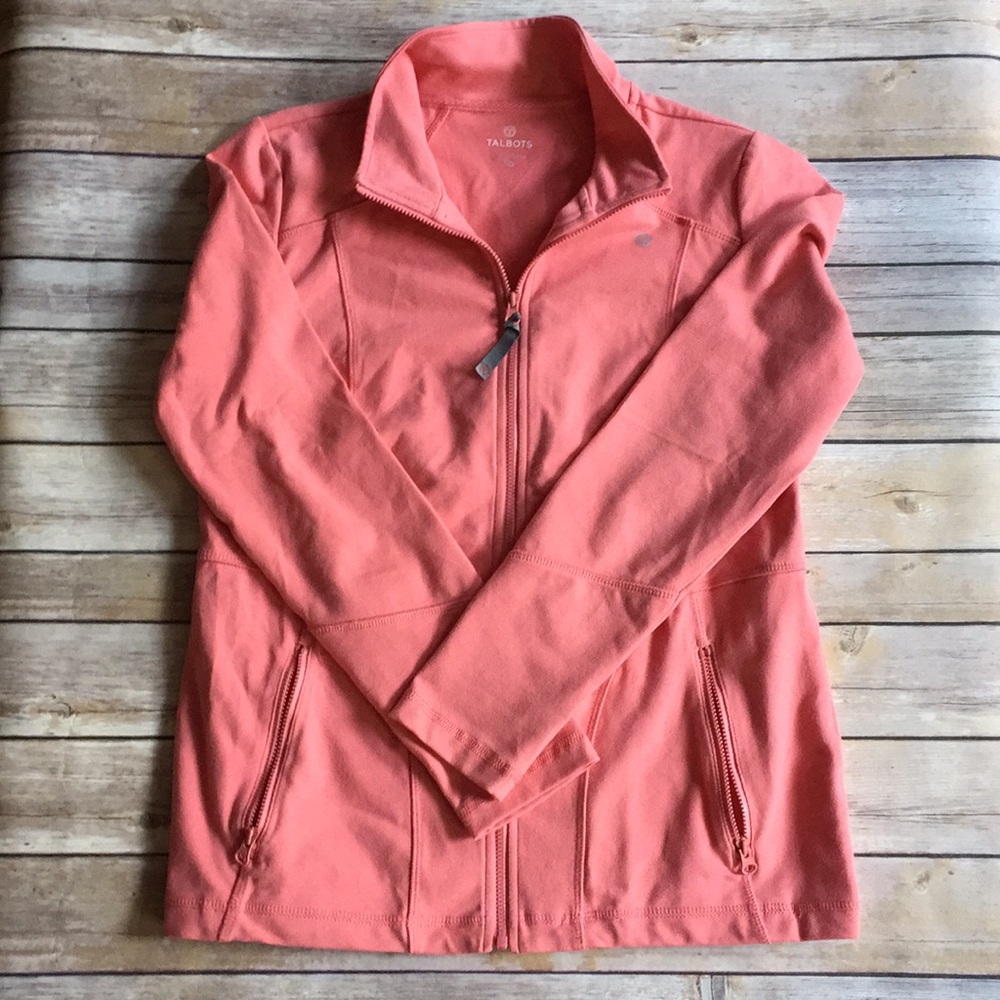 Talbots women's athletic zip top