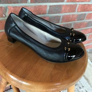 AGL black low heels