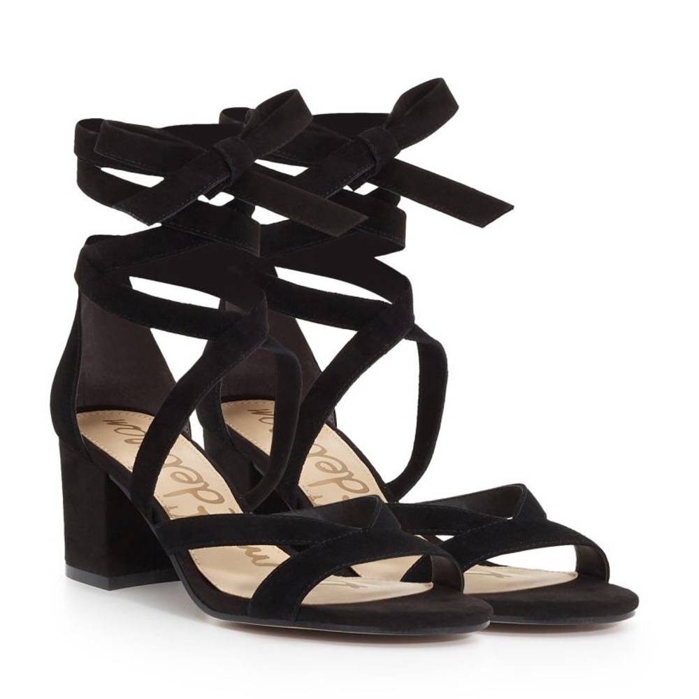 Sam Edelman Ankle Wrap Block Heel