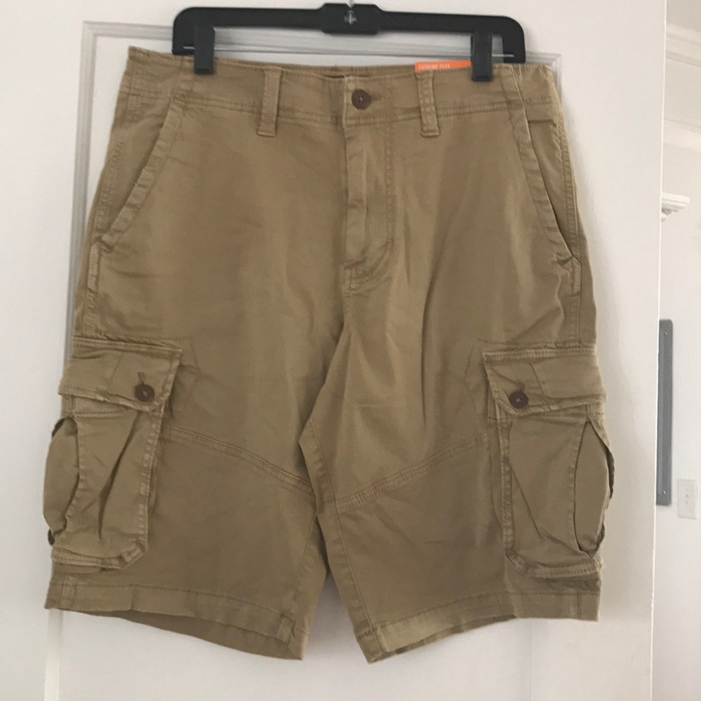 Khaki Cargo Shorts