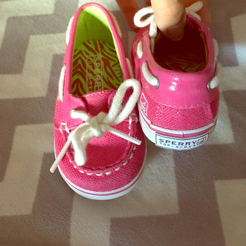 Toddler size 3 pink sperry
