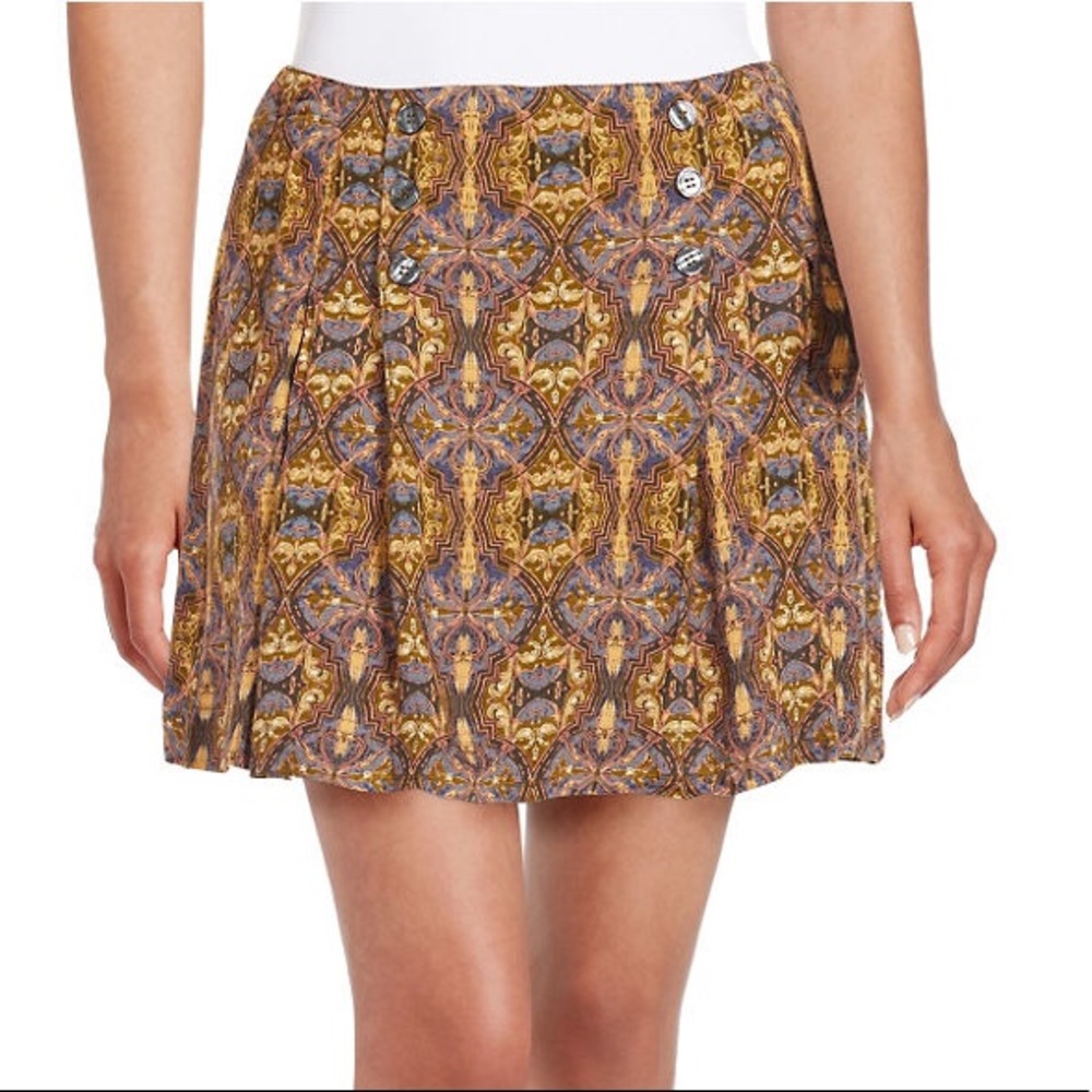 NWT Free People Lovers Lane Print Skirt Size 6