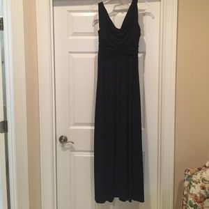 Sangria Black Greek Style Gown