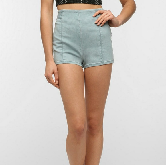 UO Kimchi Blue Rosie High Waisted Pin Up Shorts - Picture 1 of 5