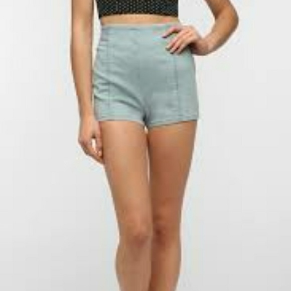 UO Kimchi Blue Rosie High Waisted Pin Up Shorts - Picture 4 of 5