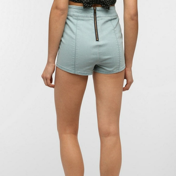 UO Kimchi Blue Rosie High Waisted Pin Up Shorts - Picture 2 of 5