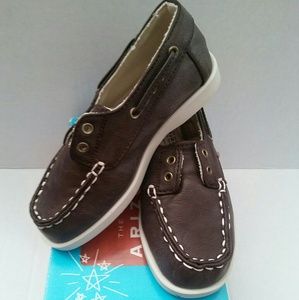Boys arizona brown dress shoes from jcp size 10