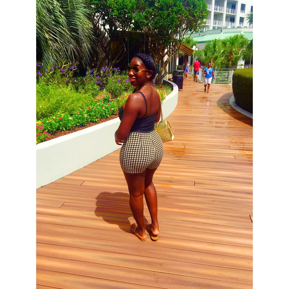 "COOL IN PLAID" ROMPER