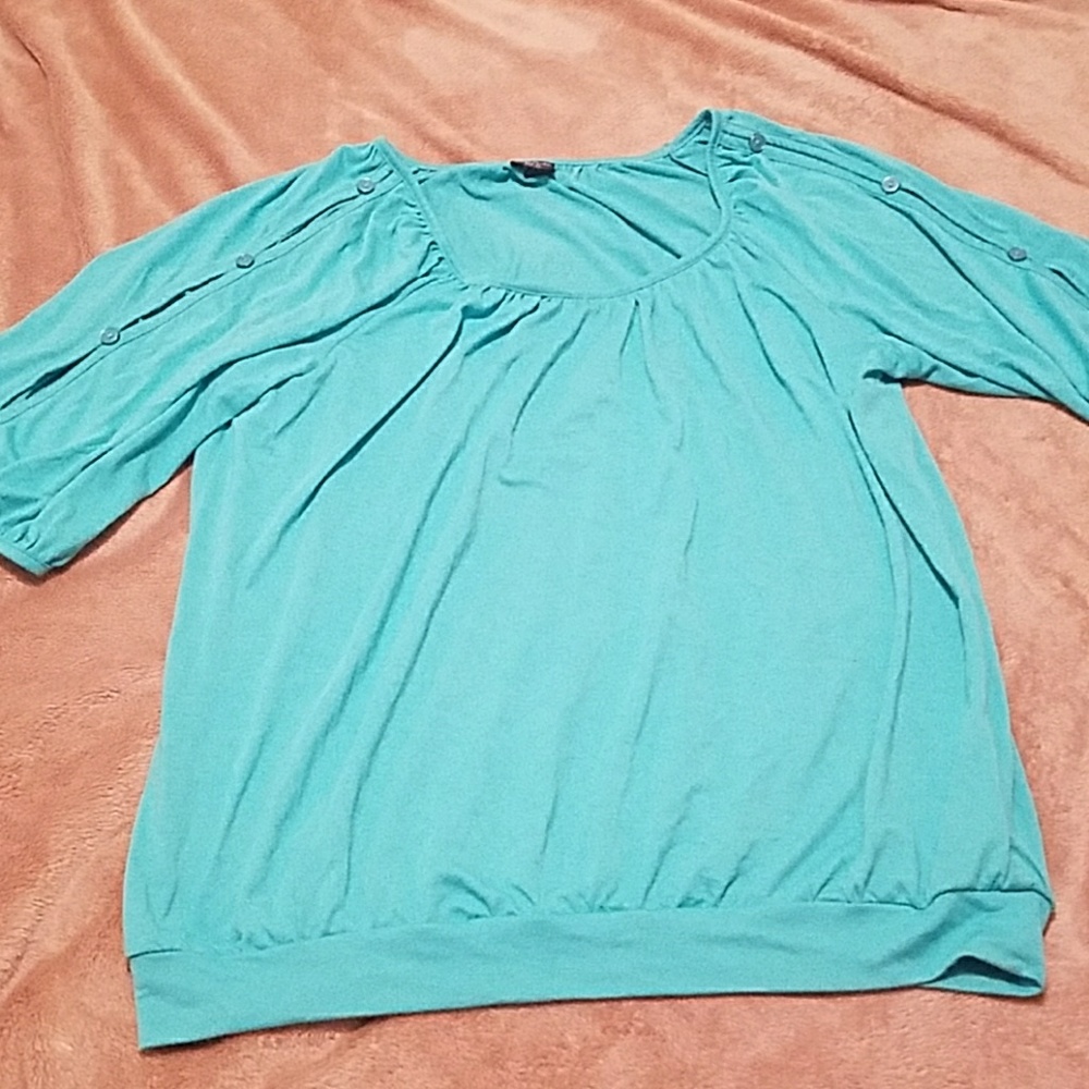 Baby Blue breazy top