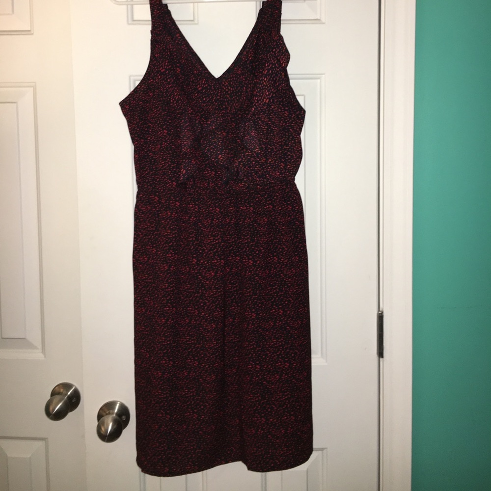 Black & Red Speckle Dress 💫