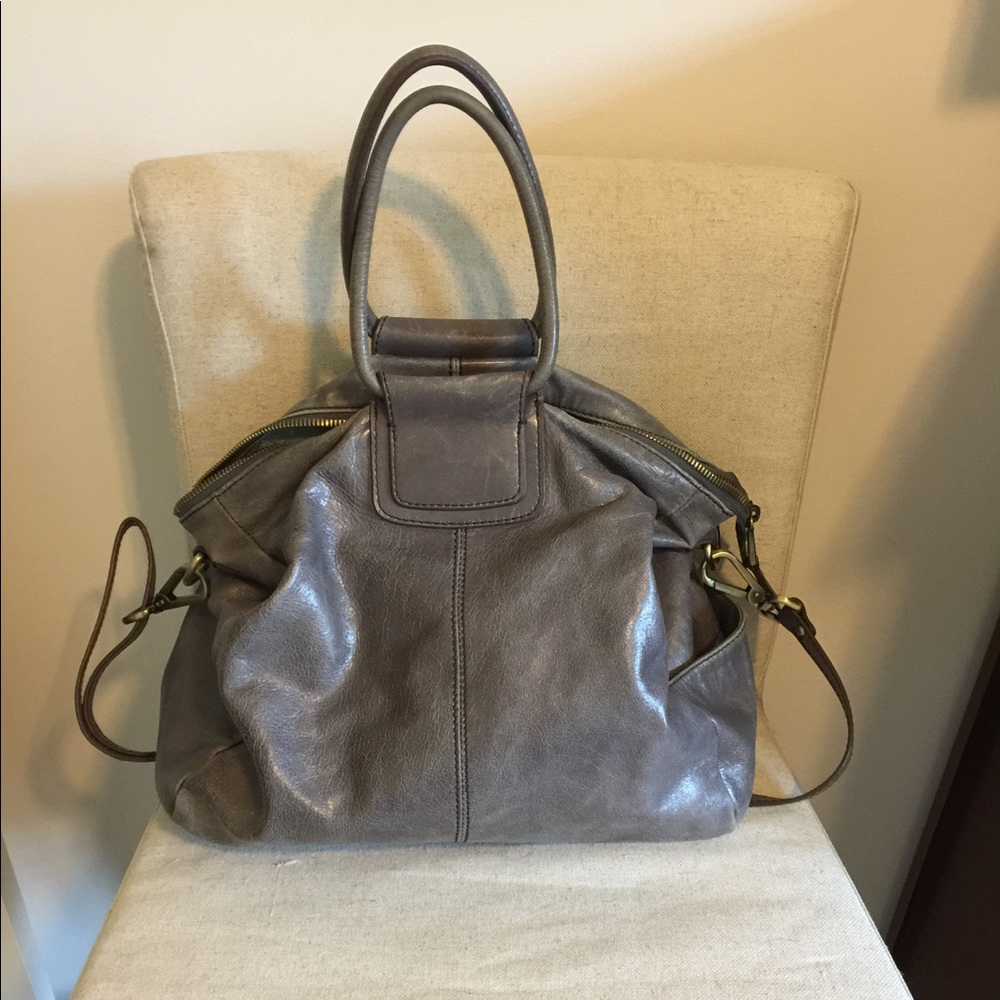 Grey Classic Hobo bag