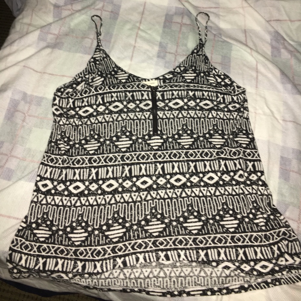 Aztec Black & White Tank