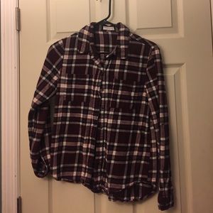 Purple flannel from tillys size S