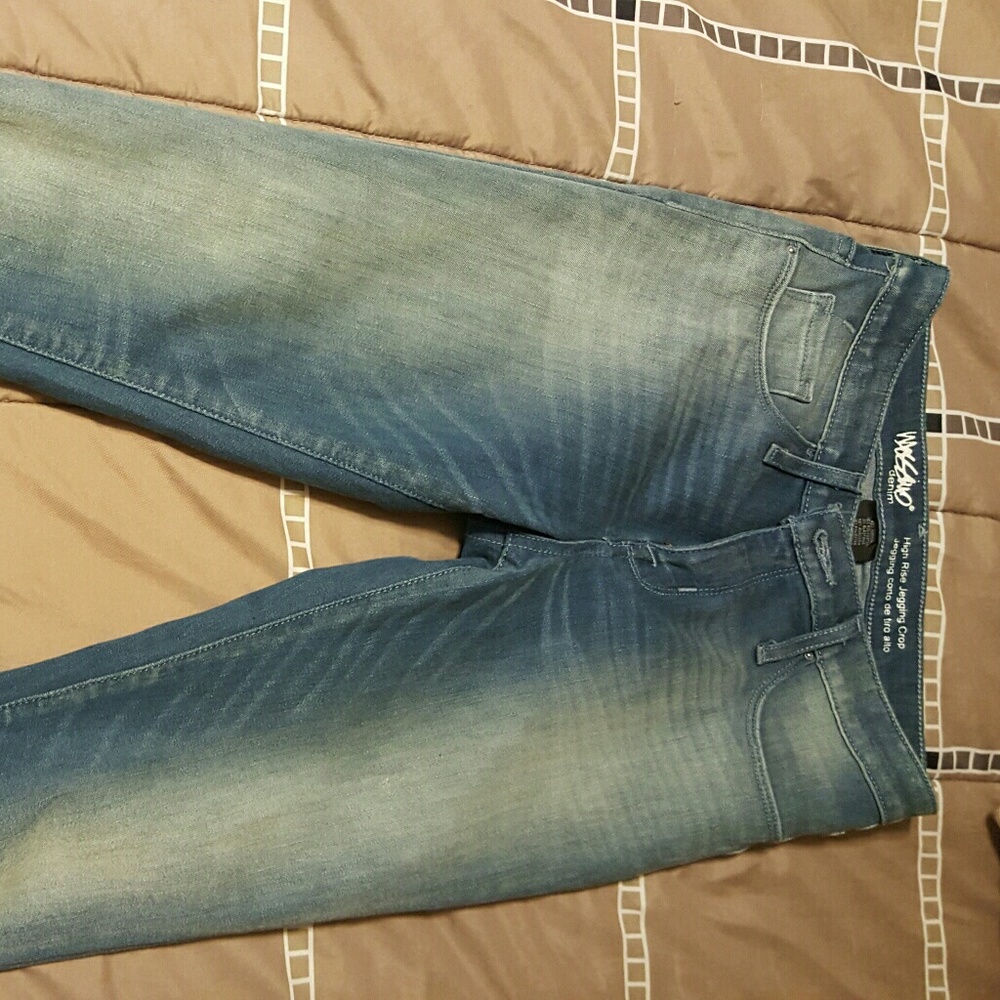 Mossimo target cropped jeggings size 0 light wash!