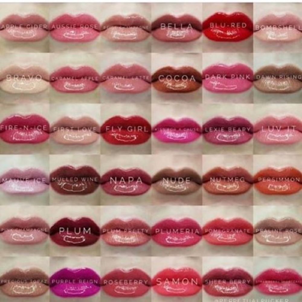 Lipsense 36 colors & limited edition colors +gloss