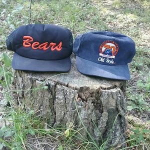 Vintage Chicago Bears snap back lot