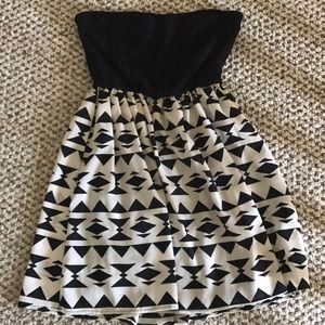 Aztec Dress w/ Cutouts